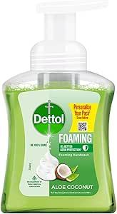 Dettol Foaming Handwash Pump -  250ml | Rich Foam | Moisturizing Hand Wash | Soft on Hands