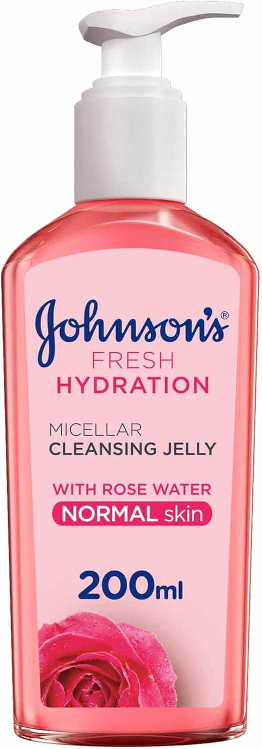 JOHNSON Fresh Hydration Micellar Cleansing Jelly with Rose Water Normal Skin