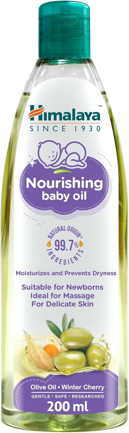 Himalaya Nourishing Baby Oil, Tones & Moisturizes 300ml