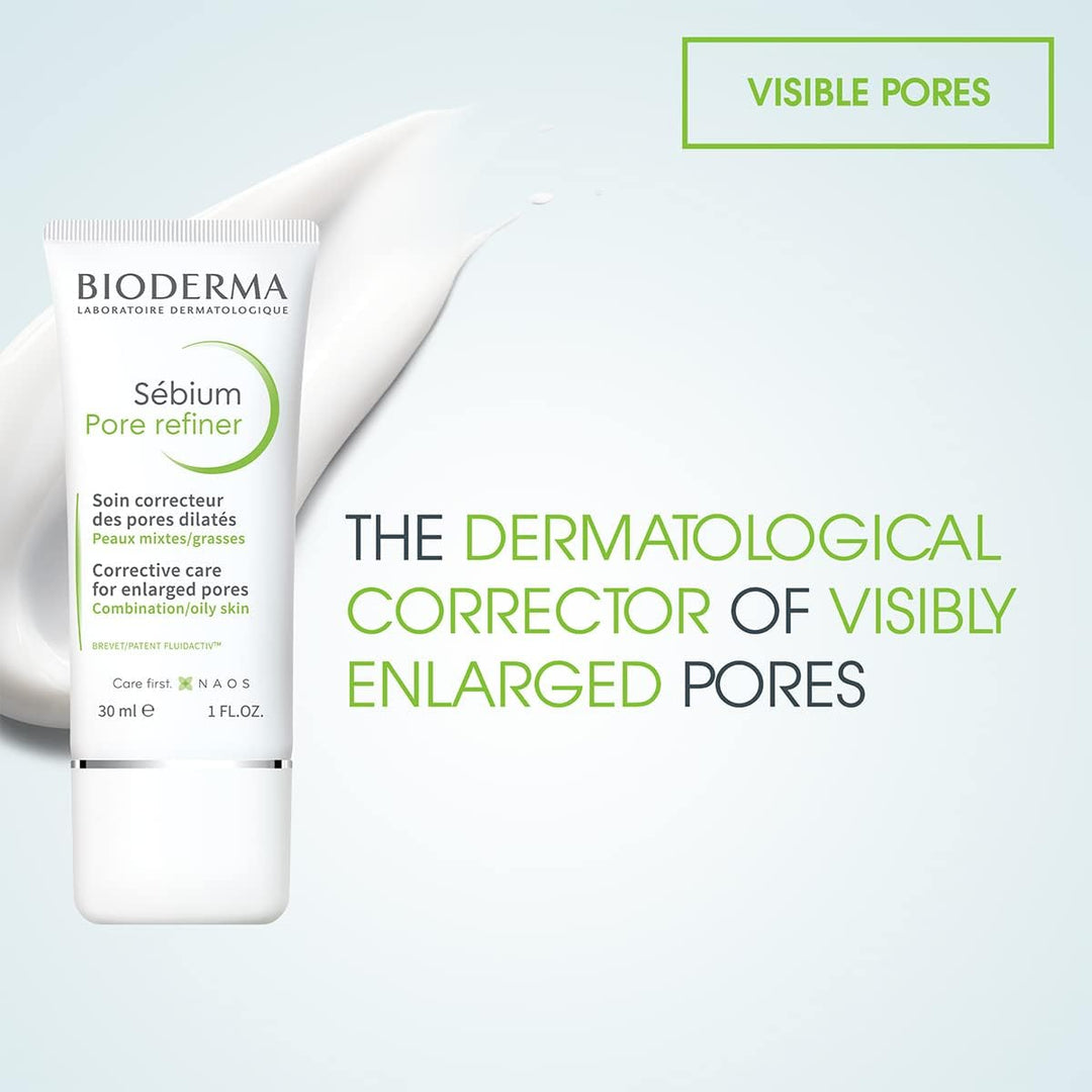 Sebium Pore Refiner Corrective Care Cream For Combination To Oily Skin 30ml White 0.16 Ounce