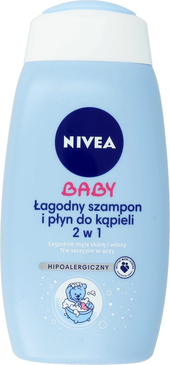 Nivea BABY Body and Hair Wash Gel 2-in-1, 500 ml with Pump