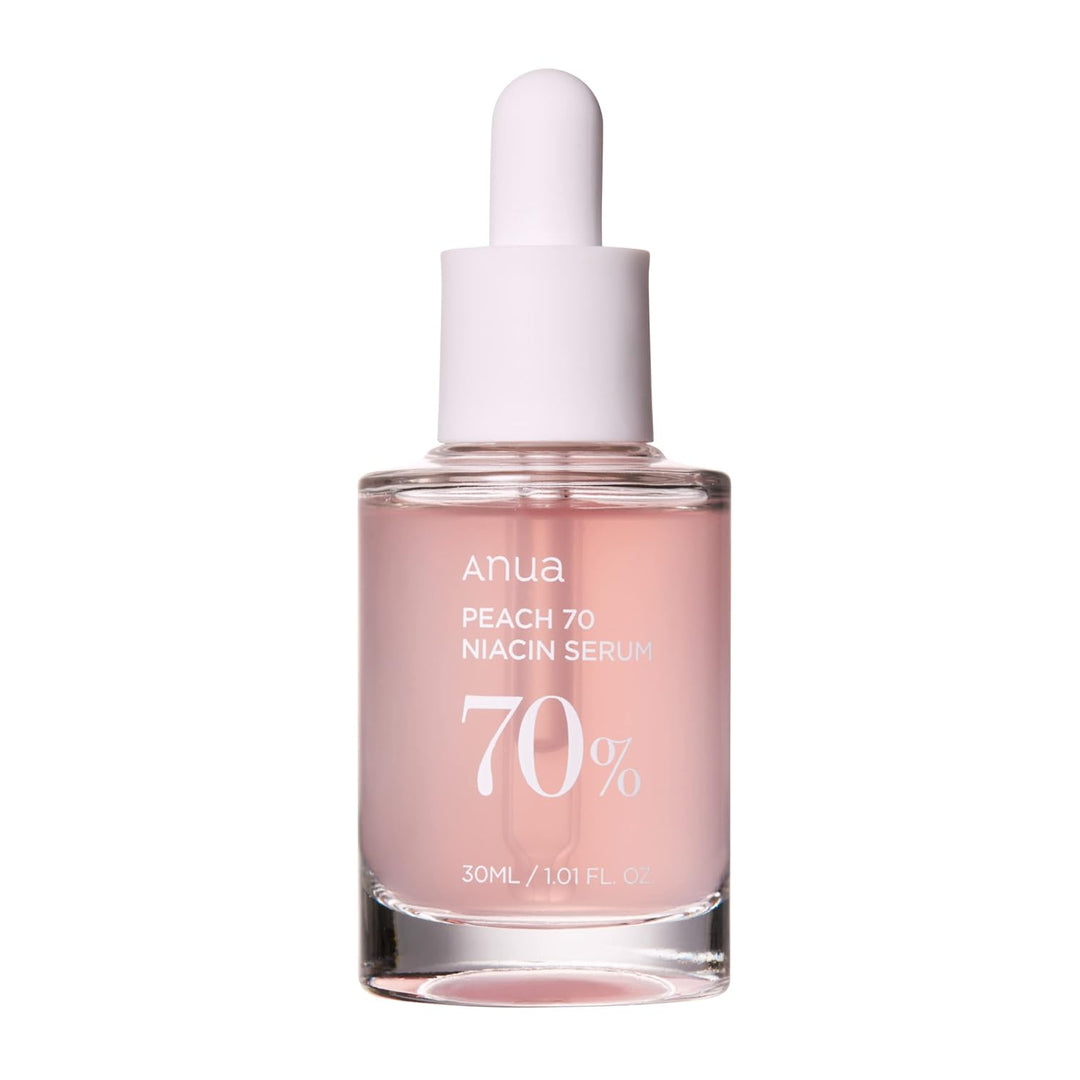 Anua Peach 70% Niacinamide Serum brightening hydrating face serum hyperpigmentation treatment reducing melanin daily clean beauty, 29.87 ml