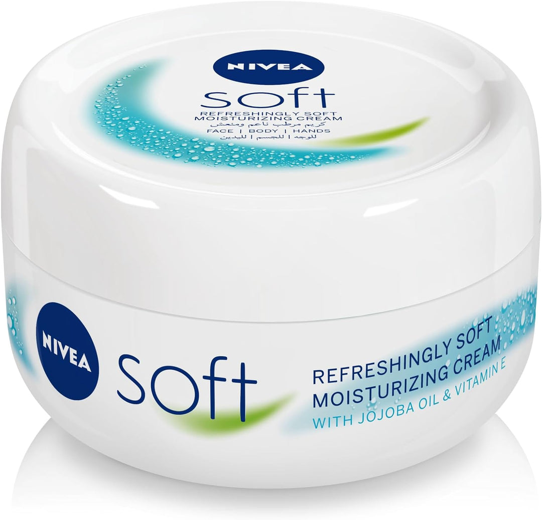NIVEA Moisturizing Cream, Soft Refreshing, Jar 200ml