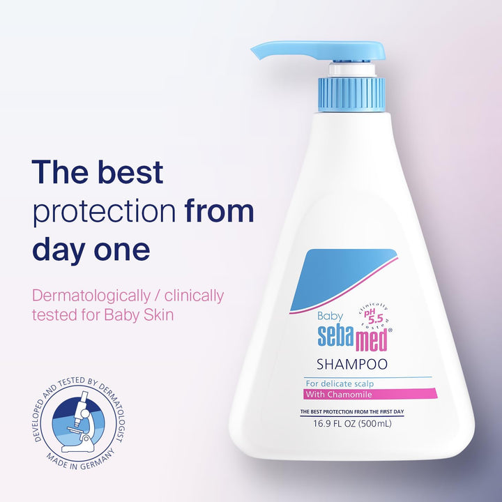 Sebamed Baby Shampoo 500ML, Pack of 2 (TWIN PACK)