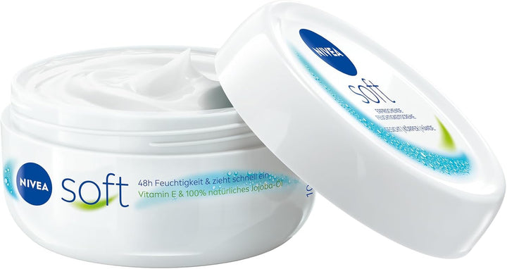 Nivea Soft Moisturizing Cream Face Body Hands 100ml
