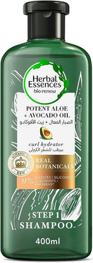 Herbal Essences Sulfate Free Potent Aloe + Avocado Oil Hair Shampoo, 400ml