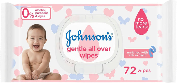 Johnson's Wipes - Gentle All Over, 216 Total Count