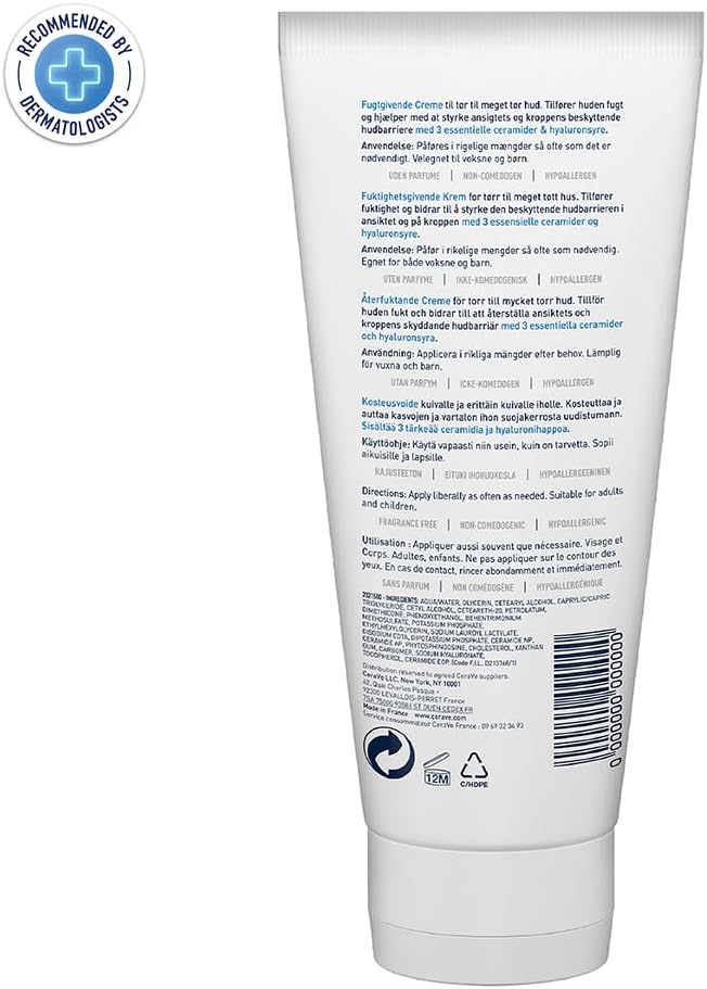 Cerave Moisturizing Cream for Dry Skin with Hyaluronic Acid 50ml