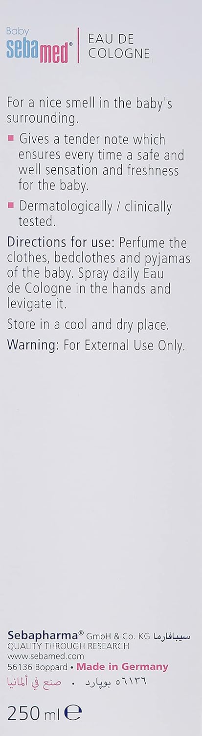 Sebamed Baby Eau De Cologne 250ml