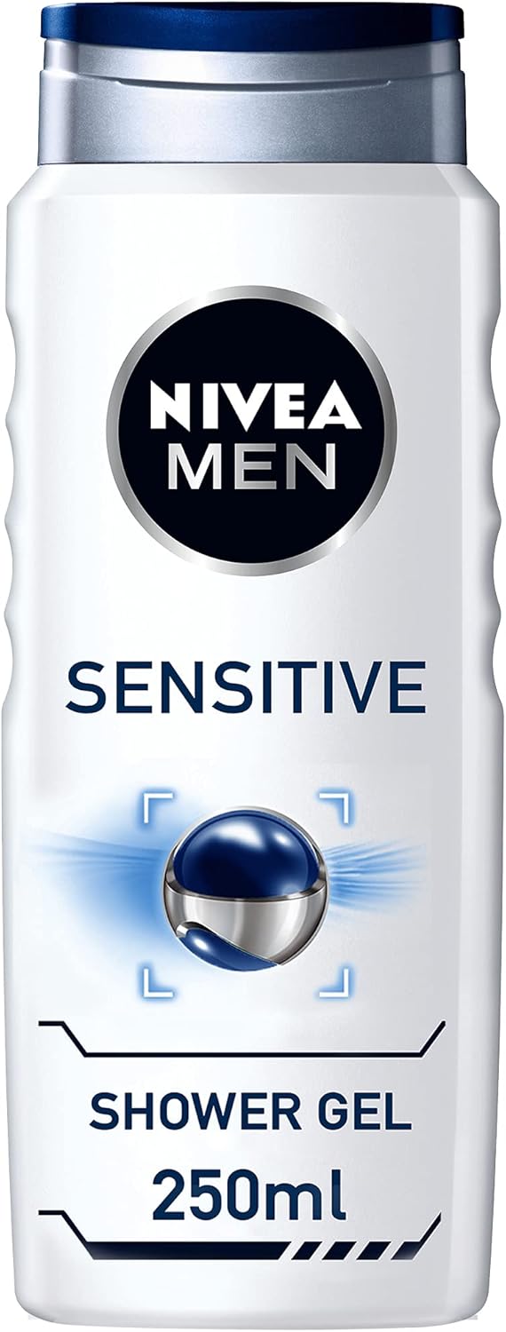 Nivea Men 3in1 Shower Gel Sensitive, Bamboo Extract Masculine Scent, 250ml