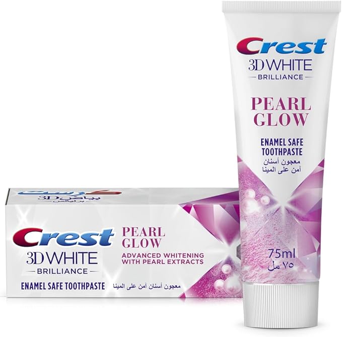 Crest 3D White Brilliance Pearl Glow Toothpaste, 75 ml