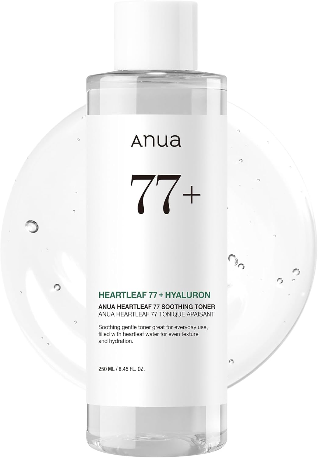 Heartleaf 77 Soothing Toner I pH 5.5 Trouble Care, Calming Skin, Refreshing, Hydrating, Purifying, Cruelty Free, Vegan,(250ml / 8.45 fl.oz.)