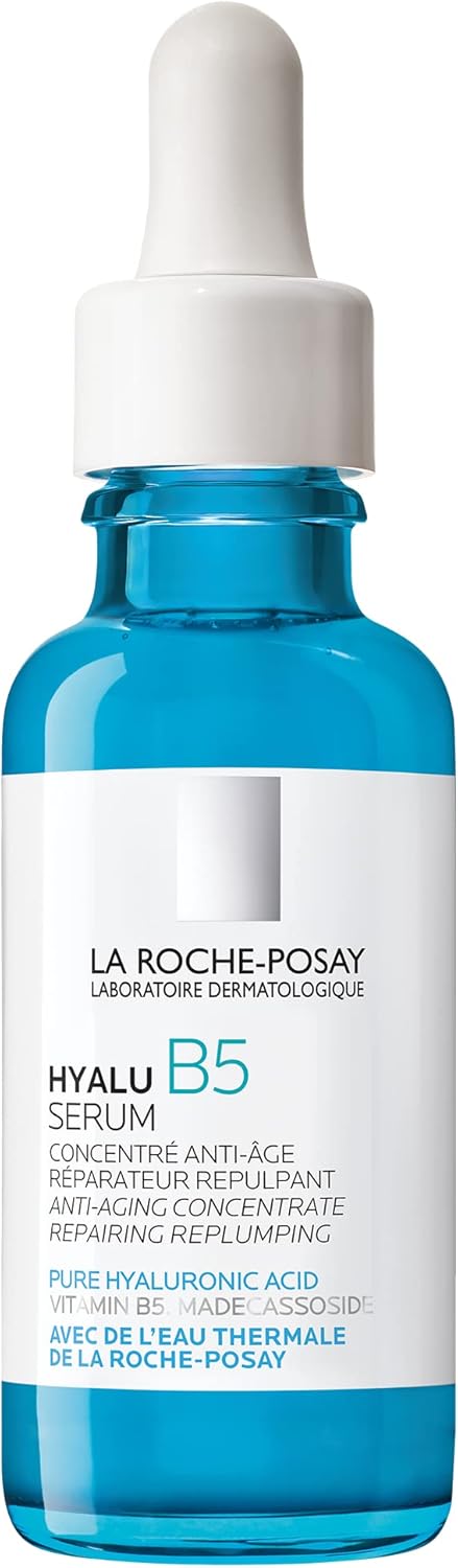 Laroche Posay Hyalu B5 Pure Hyaluronic Acid Serum for Face, with Vitamin B5. Anti-Aging Serum Concentrate for Fine Lines. Hydrating, Repairing, Replumping. Suitable for Sensitive Skin
