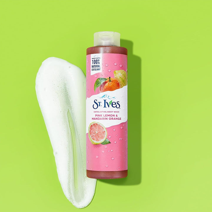 St Ives Hydrating Body Wash Pink Lemon & Mandarin Orange 473ml 16 fl oz