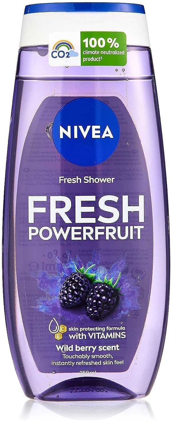 Fresh Powerfruit Shower Gel, Wild Berry Scent, 250 ml
