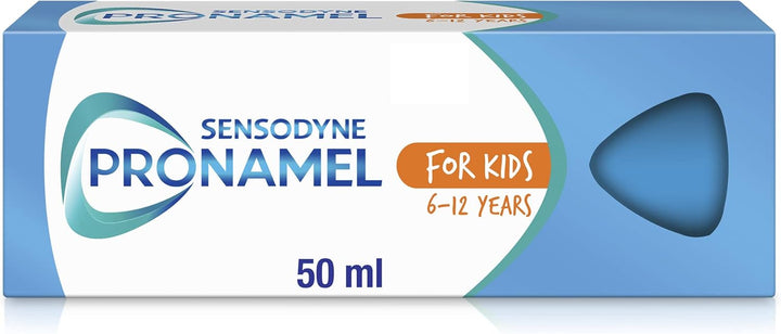 Sensodyne Pronamel Toothpaste Kids Enamel Care for Children 6-12 Years, Mild Mint Flavour, 50ml