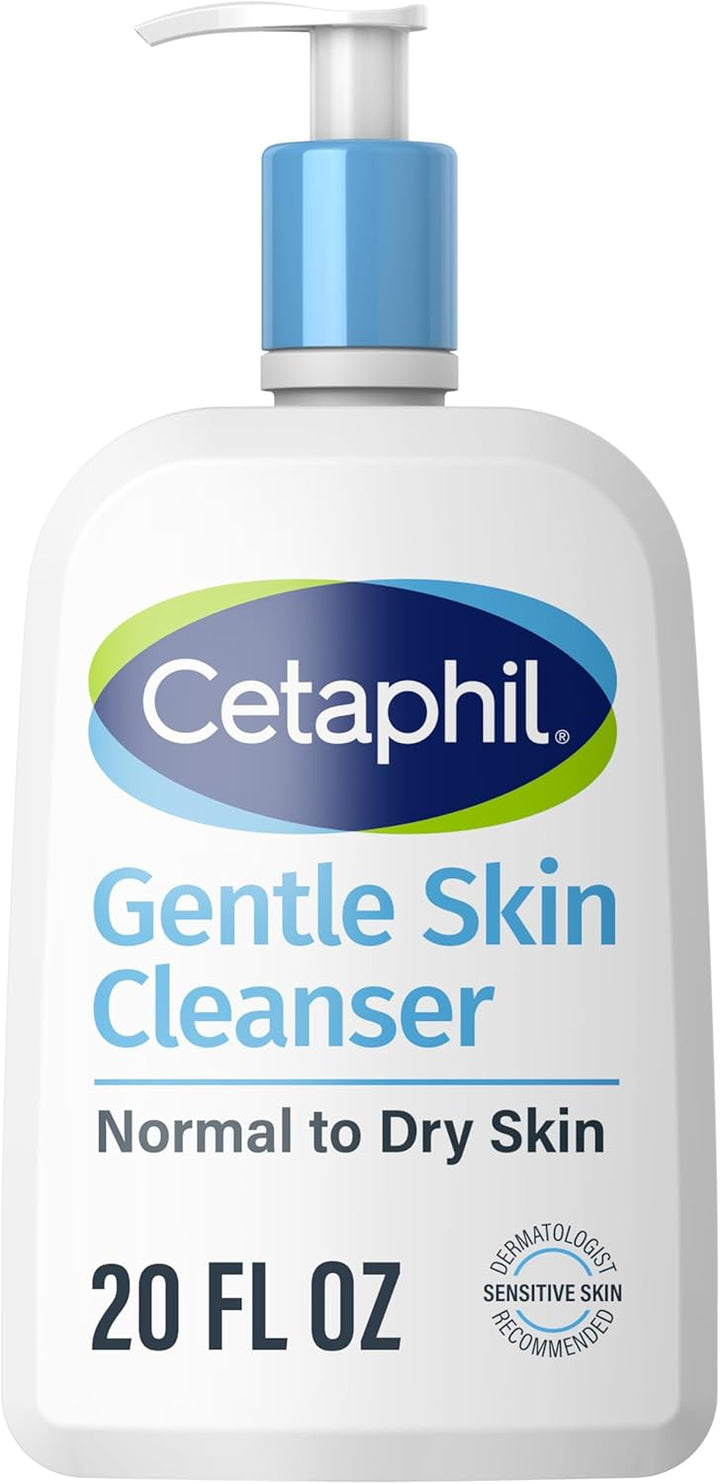 CetaPhil Face Wash by , Hydrating Gentle Skin Cleanser for Dry to Normal Sensitive Skin, NEW 20 oz, Fragrance Free, Soap Free and Non-Foaming