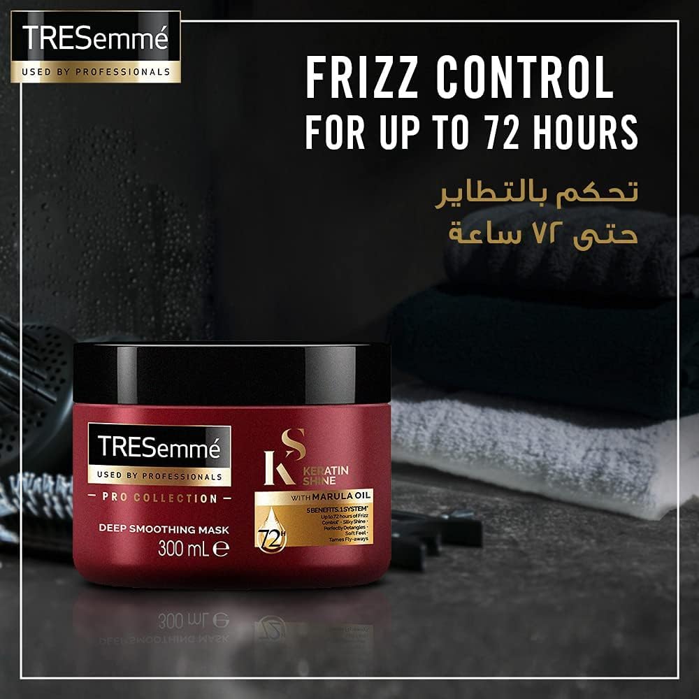 TRESemmé Keratin Smooth Mask with Marula Oil, for Soft and Hair, 180ml