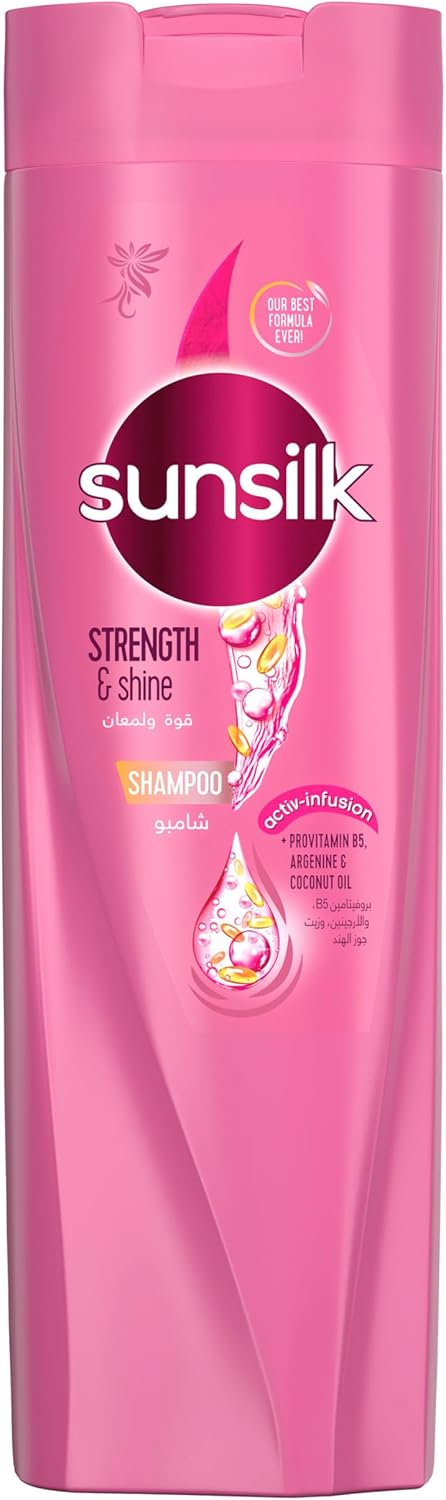 SUNSILK Shampoo Strength & Shine, Arginine & Coconut Oil, 700ml