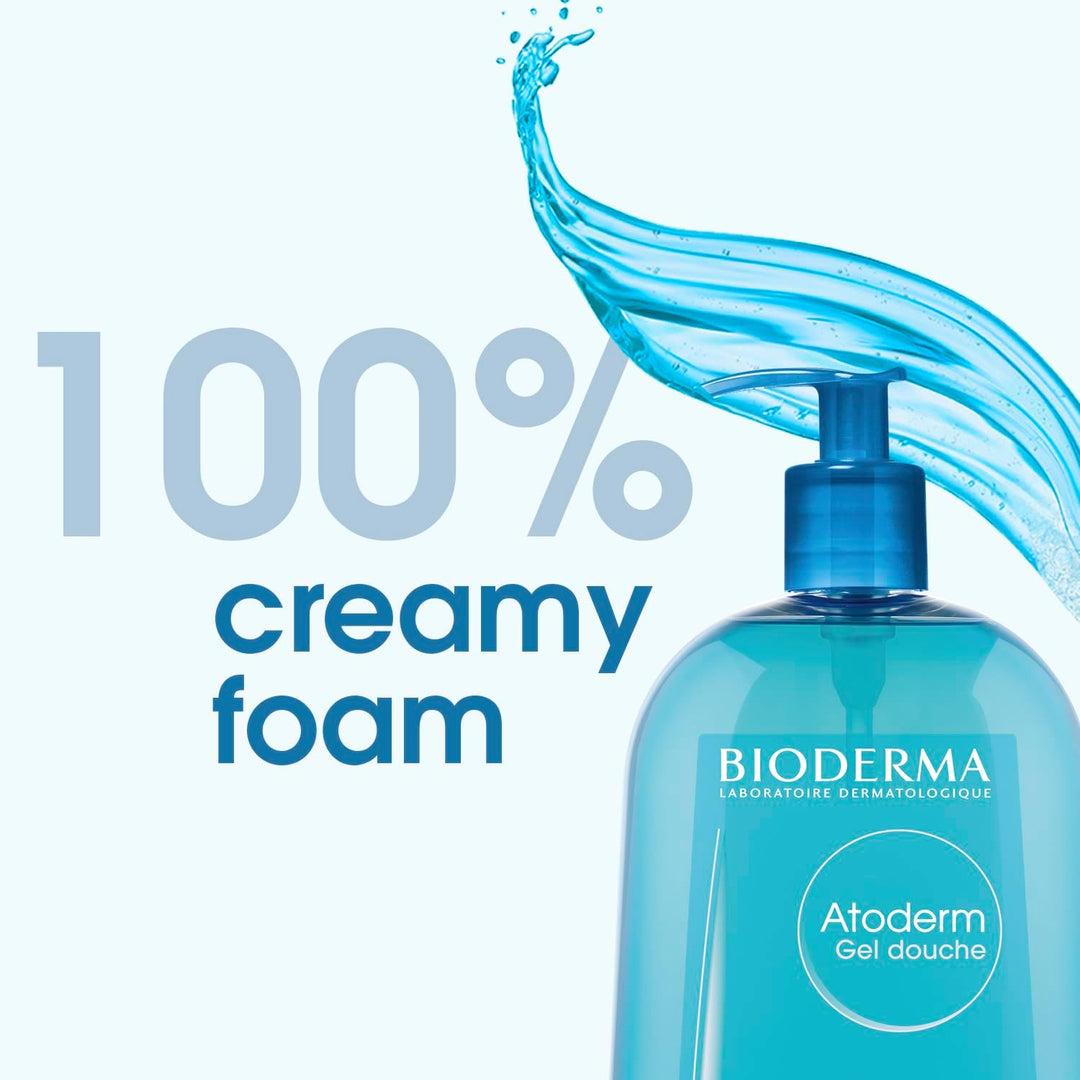 Bioderma Atoderm Shower Gel, Ultra-Gentle & Soap-Free, 1L