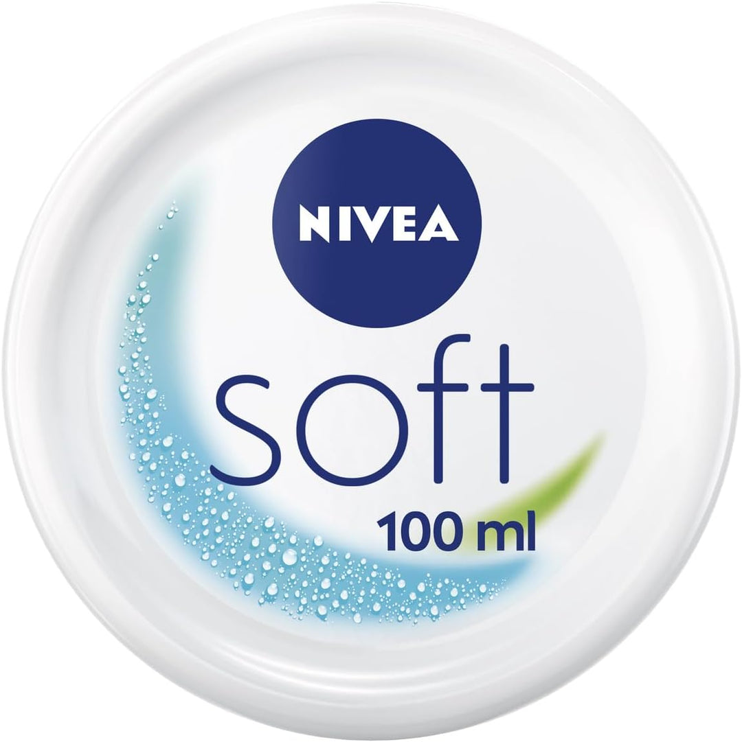 Nivea Soft Moisturizing Cream Face Body Hands 100ml