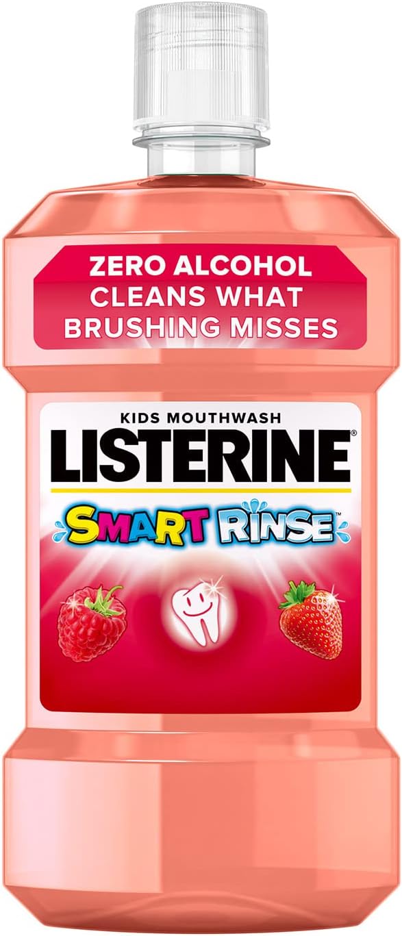 Listerine Smart Rinse Mild Berry Mouthwash (500ml)