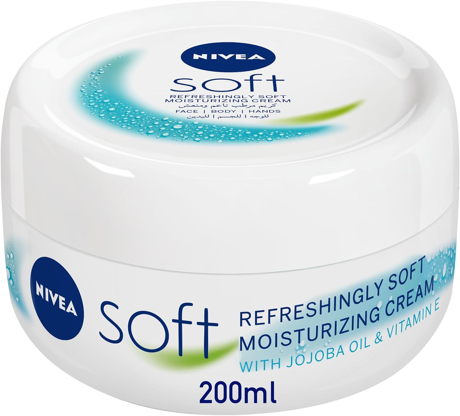 NIVEA Moisturizing Cream, Soft Refreshing, Jar 200ml