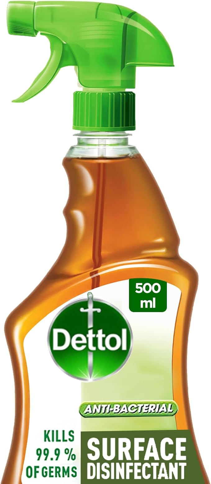 Dettol Original Anti-Bacterial Surface Disinfectant Liquid Trigger, 500 ml