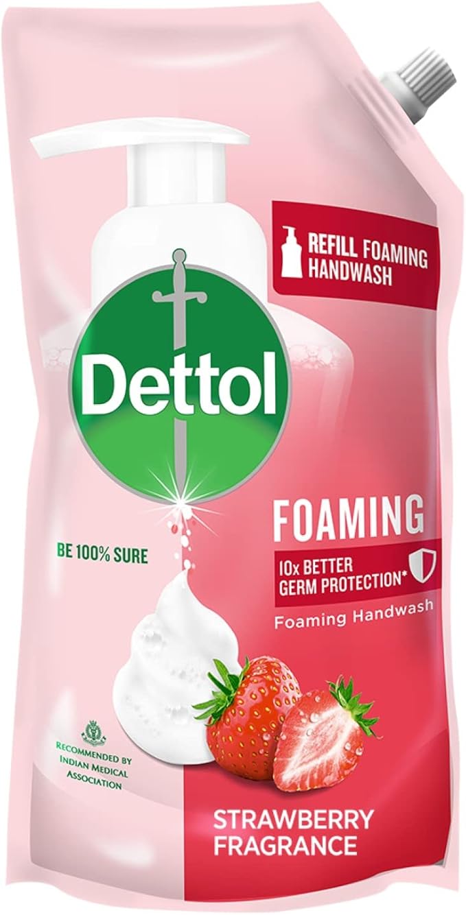 Dettol Foaming Handwash Refill - Aloe Coconut, 700ml | Rich Foam | Moisturizing Hand Wash | Soft on Hands