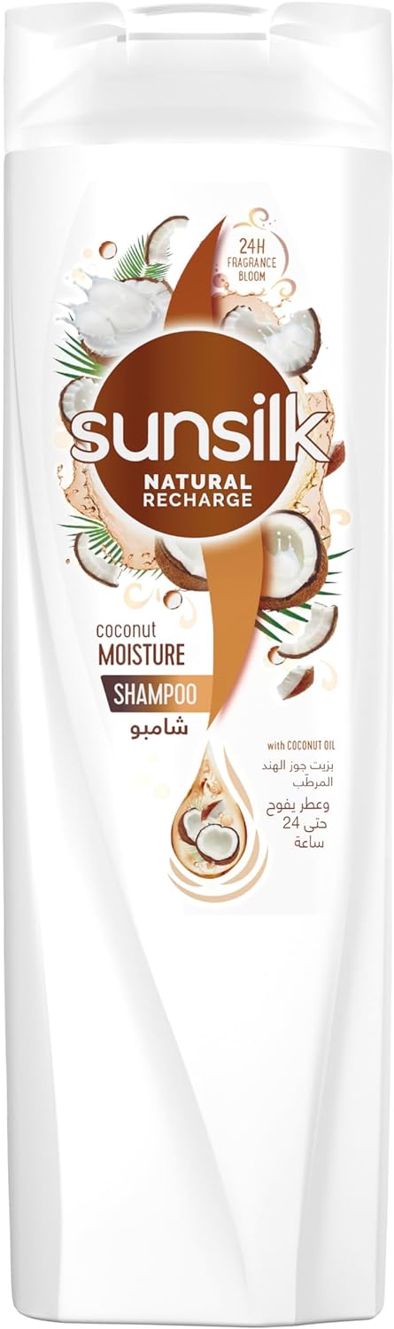 SUNSILK Naturals Shampoo For Dry Hair, Natural Coconut Oil, 400ml