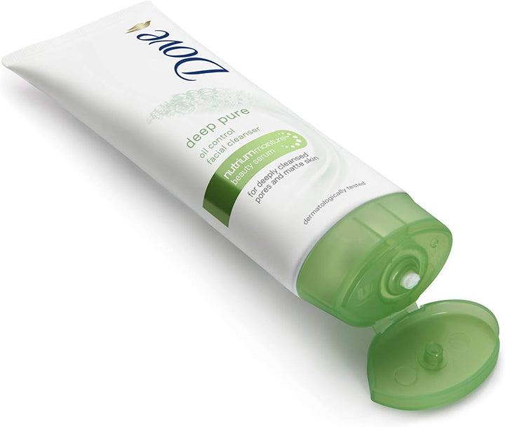 Dove Deep Pure Oil Control Facial Cleanser Nutrium Moisture Beauty Serum 100g