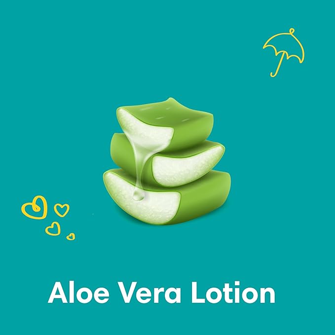 Pampers Baby-Dry Taped Diapers with Aloe Vera Lotion, up to 100% Leakage Protection, Size 6, 13+kg, 72 Count