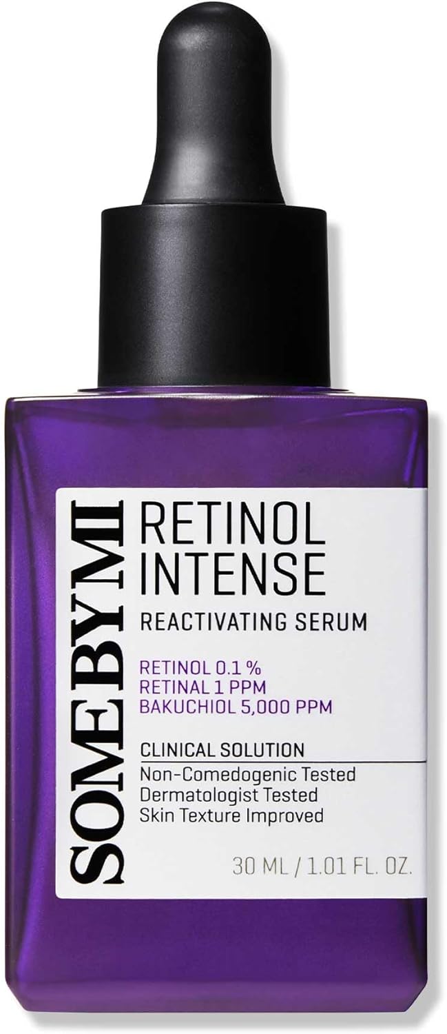 Some By Mi Retinol Intense Reactivating Face Serum | 30ml | Mild 0.1% Retinol Serum For Anti-Aging And Glass Skin | Improvement Of Post Acne Marks, Skin Texture & Elasticity