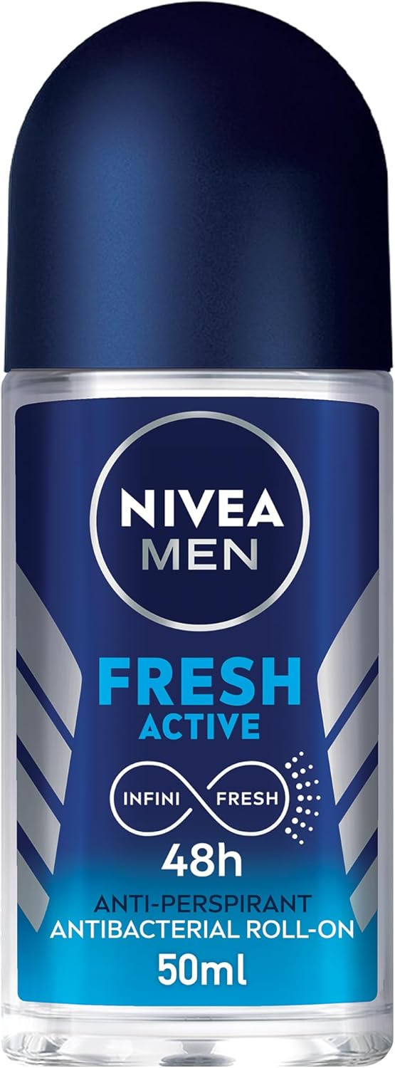 MEN Antiperspirant Roll-on for Men, Fresh Active Fresh Scent, 50ml