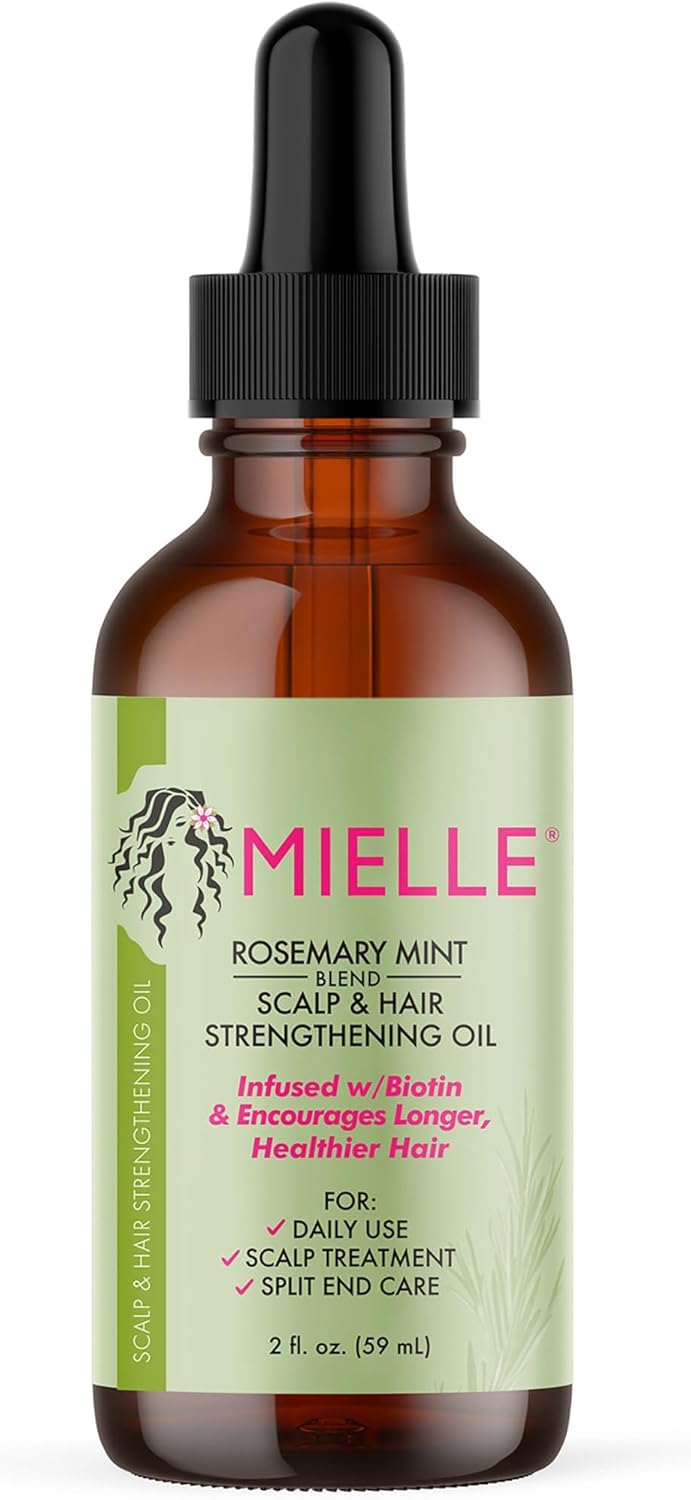 MIELLE - ROSEMARY MINT, SCALP & HAIR OIL 2Oz