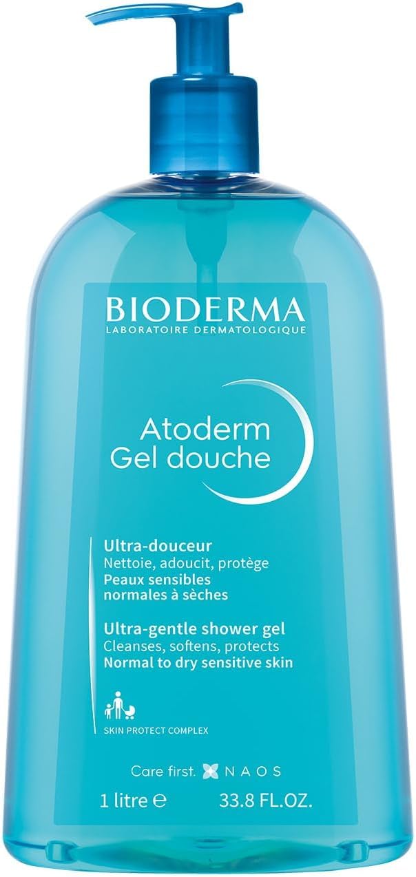 Bioderma Atoderm Shower Gel, Ultra-Gentle & Soap-Free, 1L