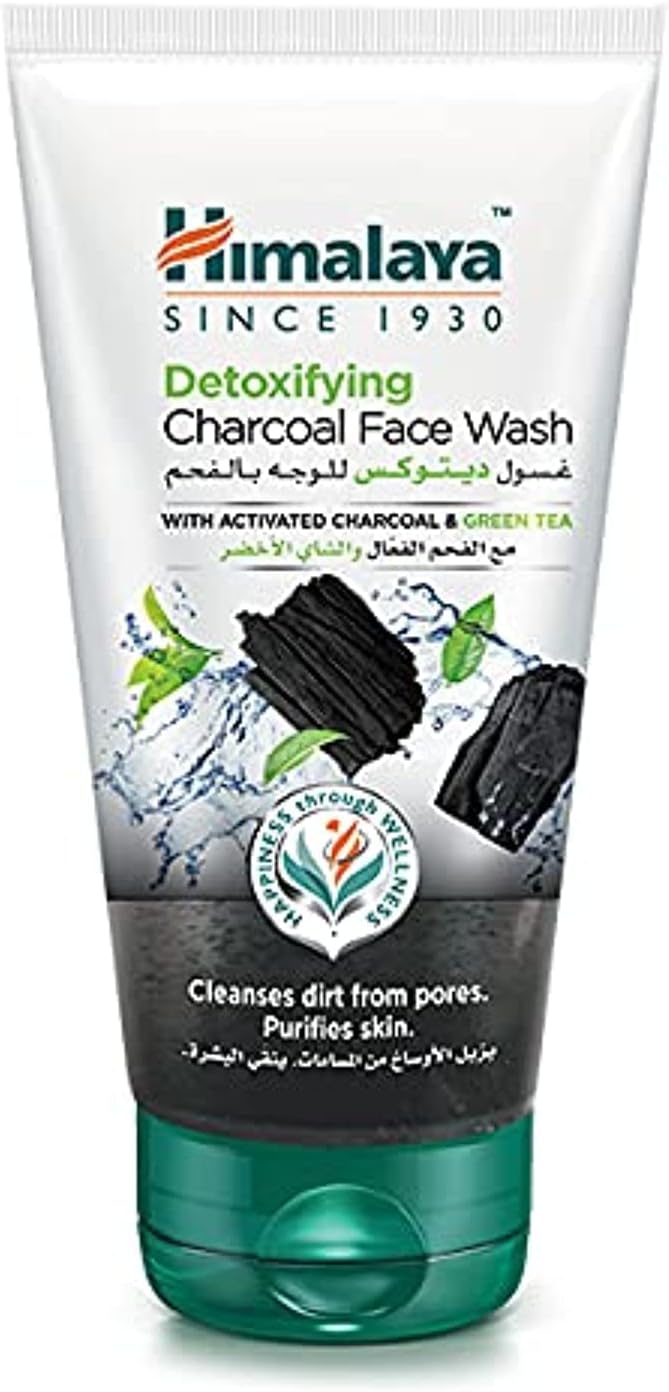Himalaya Detoxifying Charcoal Face Wash with Activated Charcoal & Green Tea