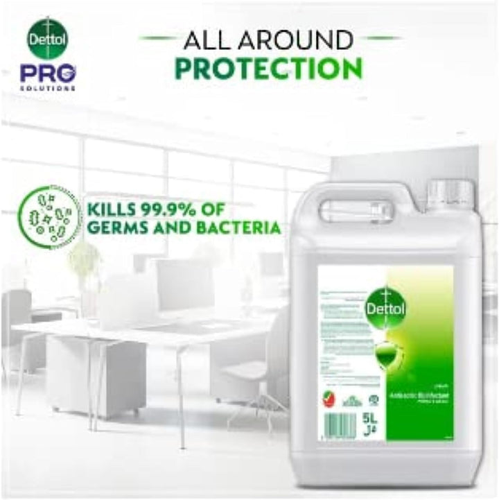 Dettol Antiseptic Antibacterial Disinfectant Liquid, 5L