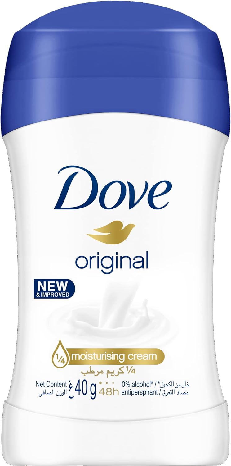 Women Antiperspirant Deodorant Stick for refreshing 48-hour protection, Original, alcohol free, 40g