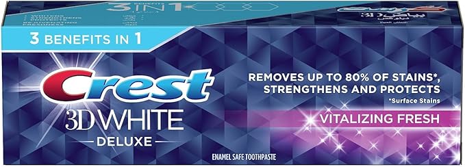 Crest 3D White Deluxe Instant Pearl Toothpaste 75ml