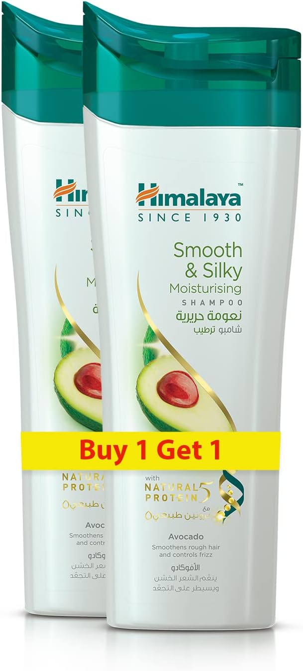 Smooth & Silky Moisturizing Shampoo Moisturize Your Rough & Frizzy Hair - 2 X 400ml