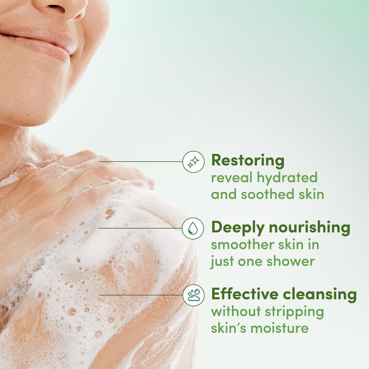 Dove Care by Nature RESTORING Body Wash, with renew blend technology, Coconut & Almond, with ¼ moisturizing cream, 250ml x 2