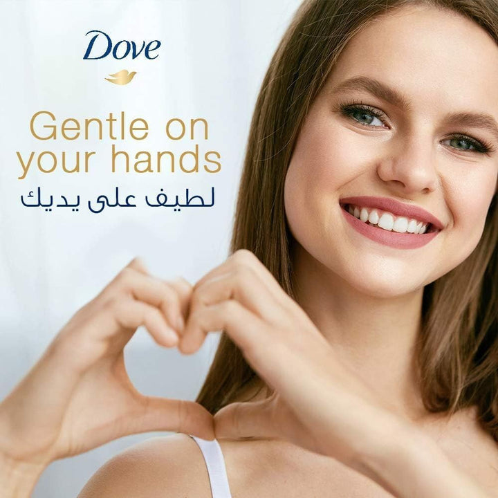 Dove Care & Protect Moisturizing Hand Wash, 100% sensitive skin friendly, Original, with ¼ moisturizing cream, 500ml x 3