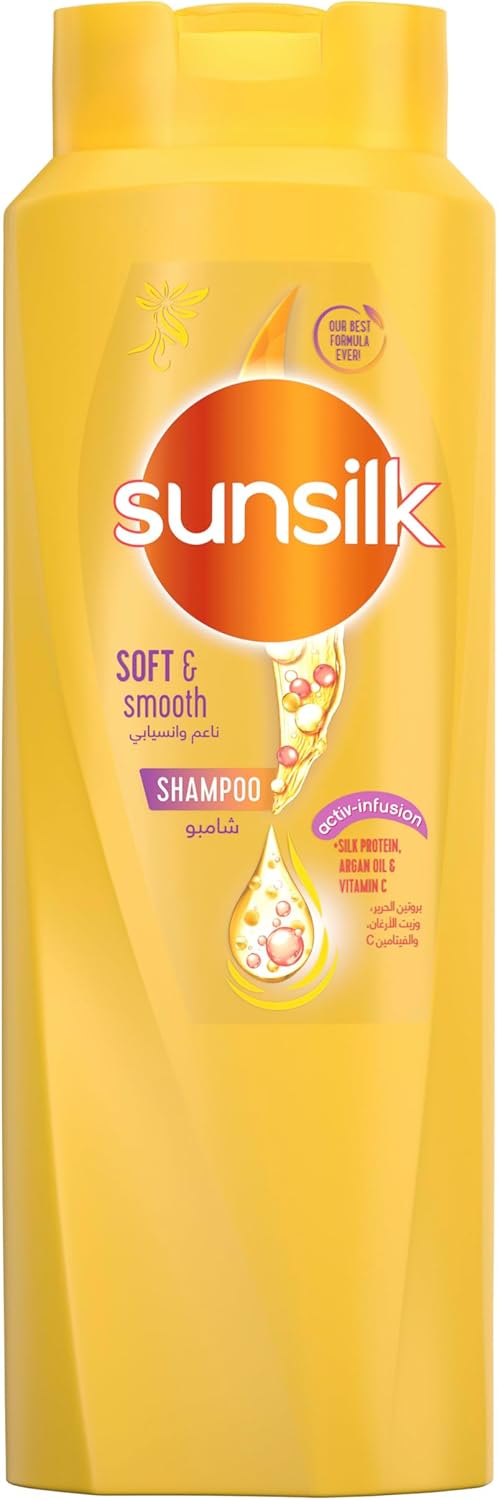SUNSILK Shampoo Soft & Smooth, Argan Oil & Vitamin C, 700ml