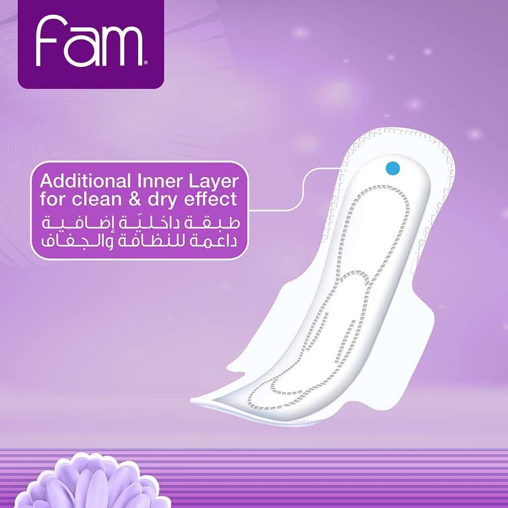 Fam Natural Cotton Feel Classic with Wings 30 Pads