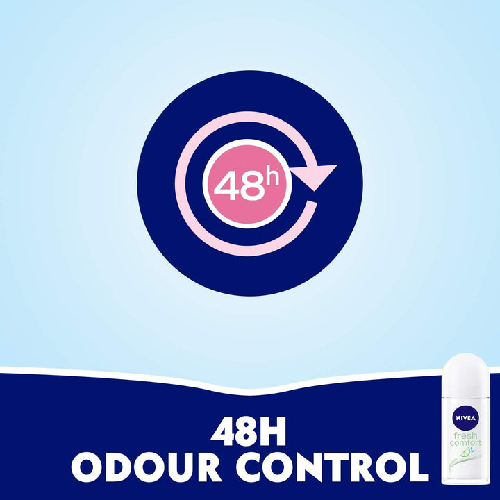 Fresh Comfort, Deodorant Roll-on for Women, 50ml