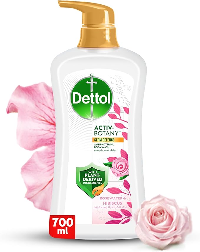 Dettol Sensitive Showergel & Bodywash, for Effective Germ Protection & Personal Hygiene, 700ml