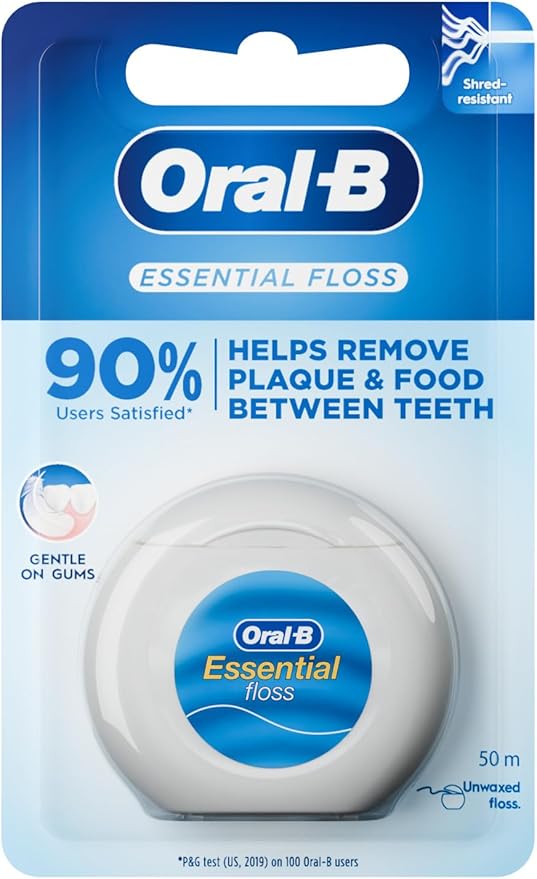Oral-B Essential Unwaxed Dental Floss, 50 M