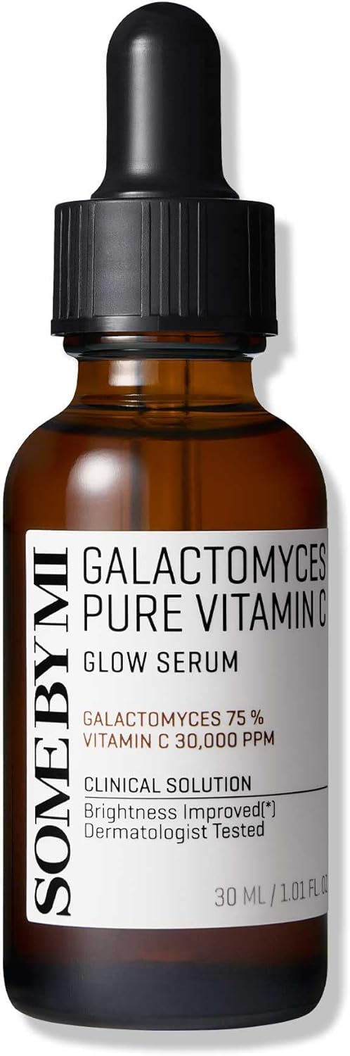 Some By Mi Galactomyces Pure Vitamin C Glow Serum | 30Ml | Daily Brightening Vitamin C Serum For Glass Skin | Improvement Of Skin Texture & Elasticity