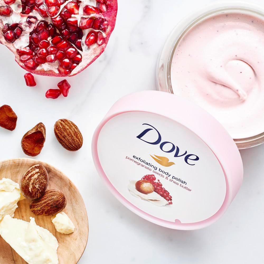 Dove Exfoliating Body Polish Scrub Pomegranate & Shea Butter, 225ml